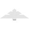 Ekena Millwork Redmond Architectural Grade PVC Gable Bracket, 48"W x 16"H x 6"D x 6"F, 8/12 Pitch GBP048X16X0606RED00 - alternate 3